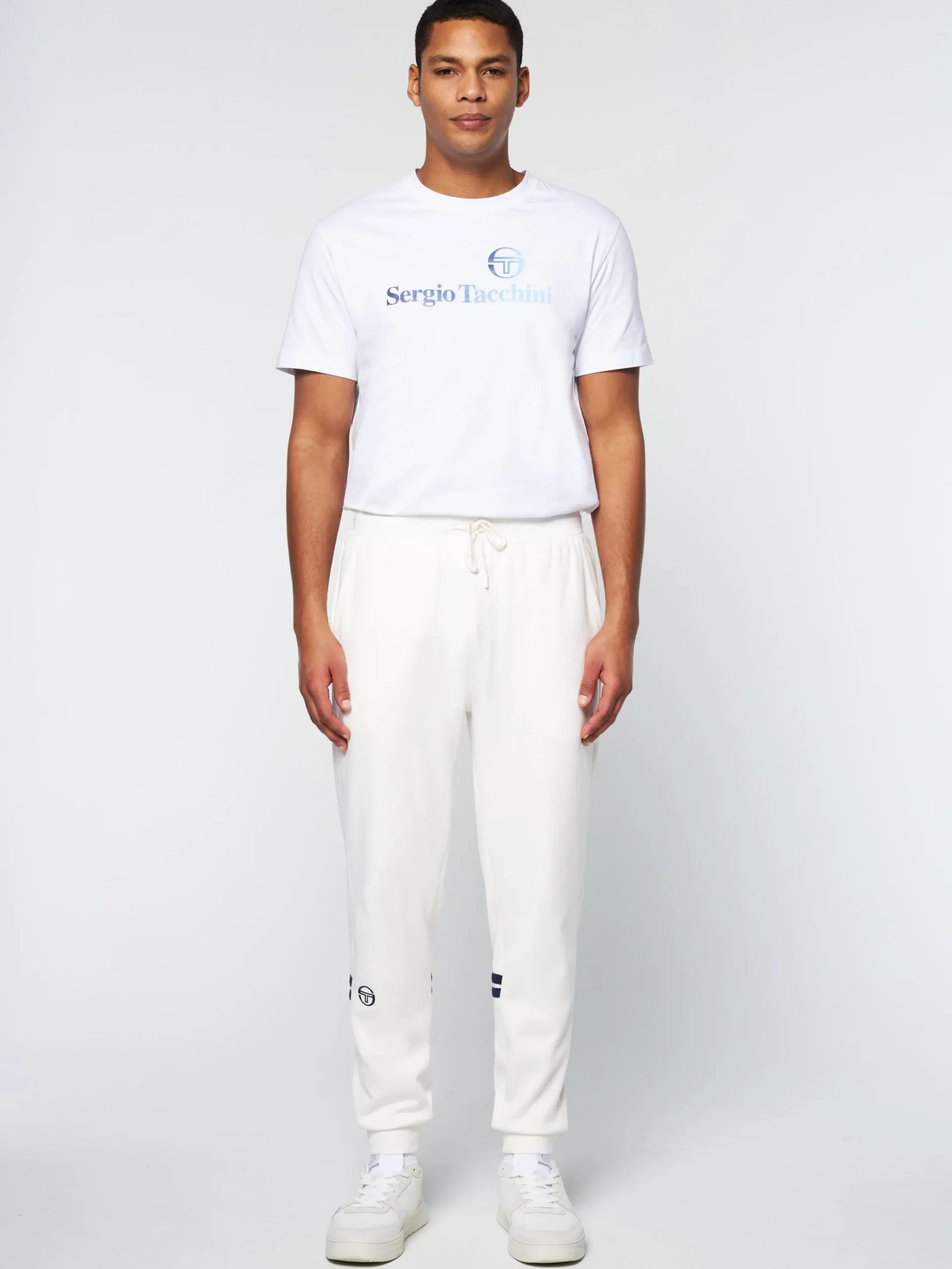 Sergio Tacchini Dallas Track Pant Archivio- Gardenia/ Maritime Blue GARDENIA/MARITIME BLUE Discount