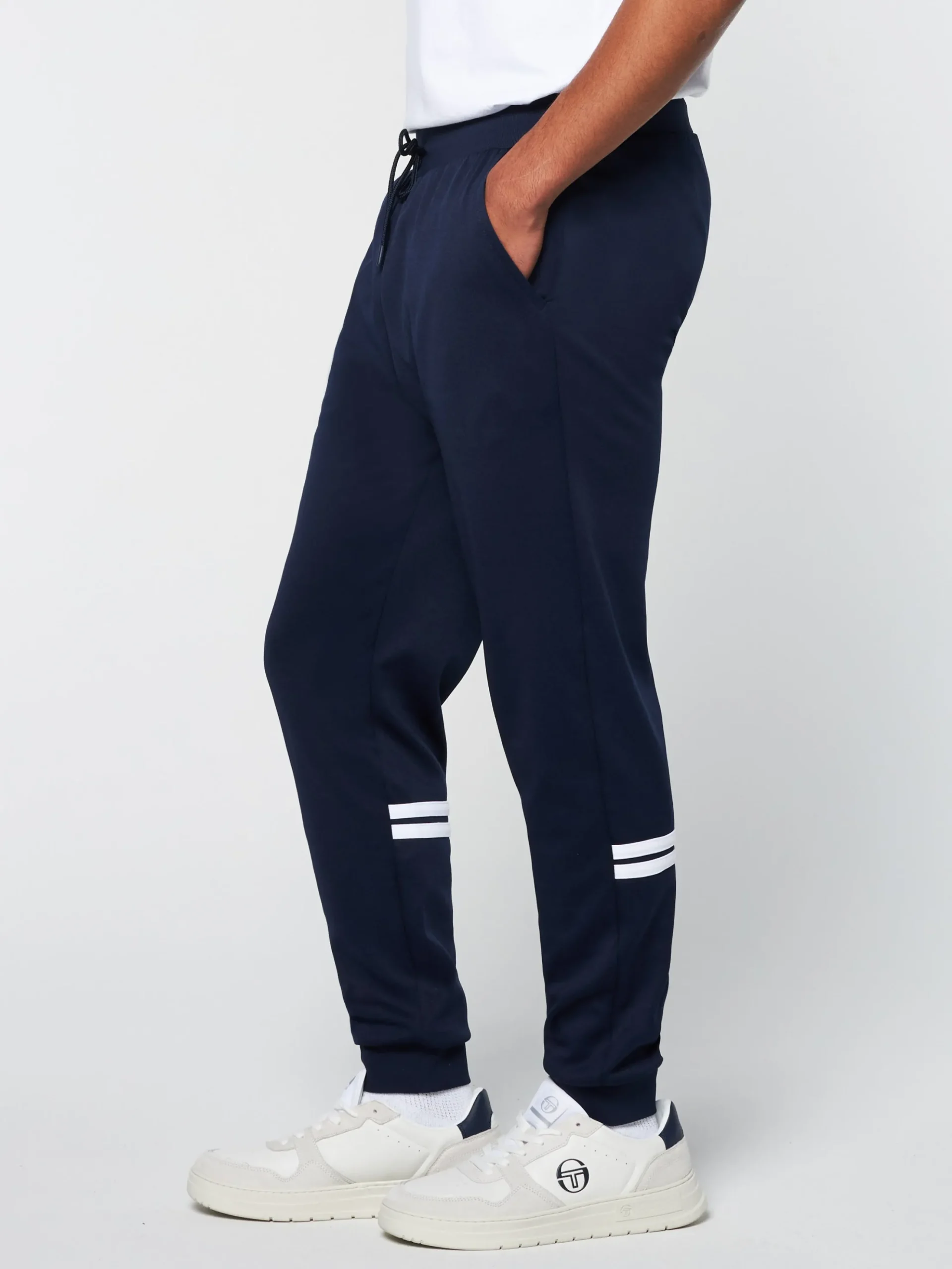 Sergio Tacchini Dallas Track Pant Archivio- Maritime Blue/ White MARITIME BLUE/WHITE Fashion