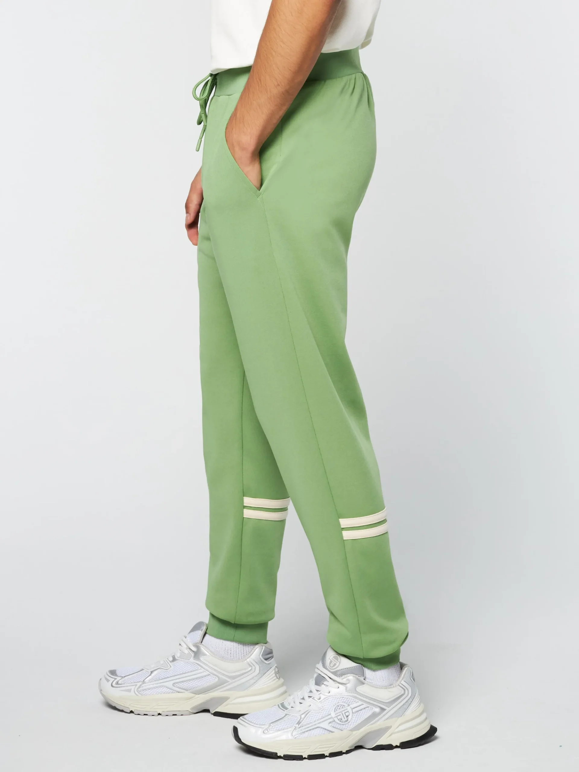 Sergio Tacchini Dallas Track Pant Archivio- Jade Green/ Pearl Ivory JADE GREEN/PEARL IVORY Online