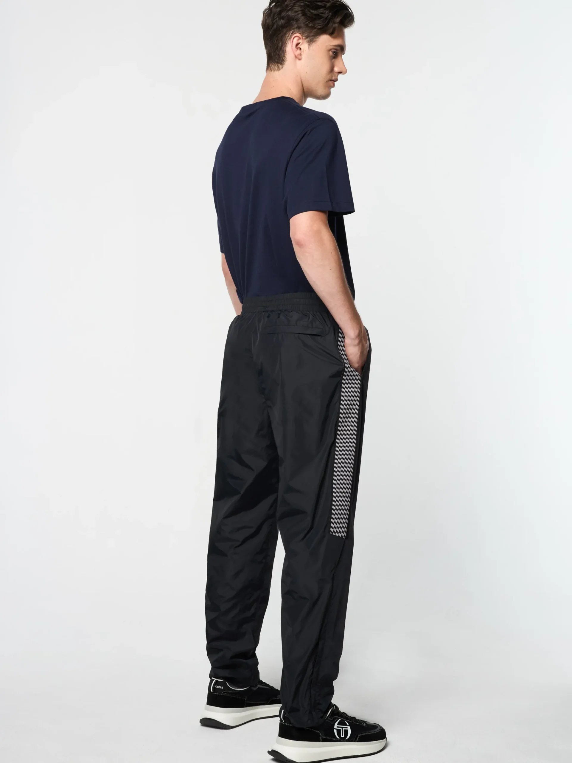 Sergio Tacchini Dama Track Pant- BLACK BEAUTY Fashion