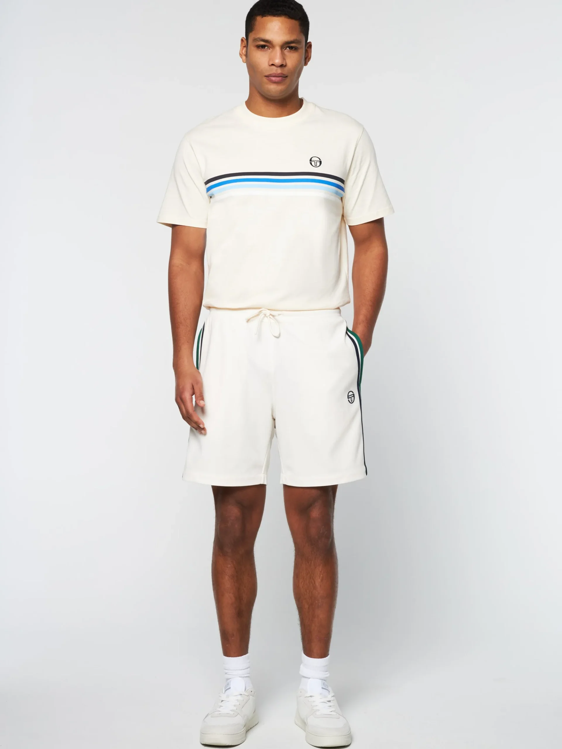 Sergio Tacchini Damarindo Short Archivio- GARDENIA Sale