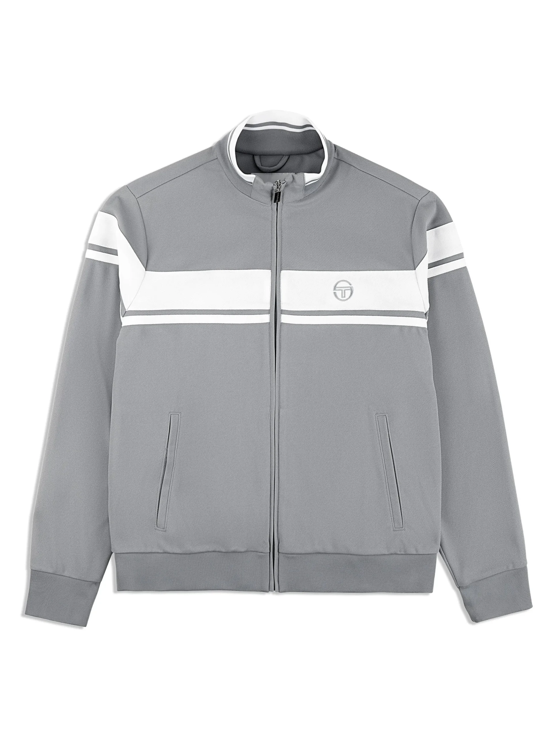 Sergio Tacchini Damarindo Track Jacket Archivio- Sleet/ White SLEET/WHITE Online