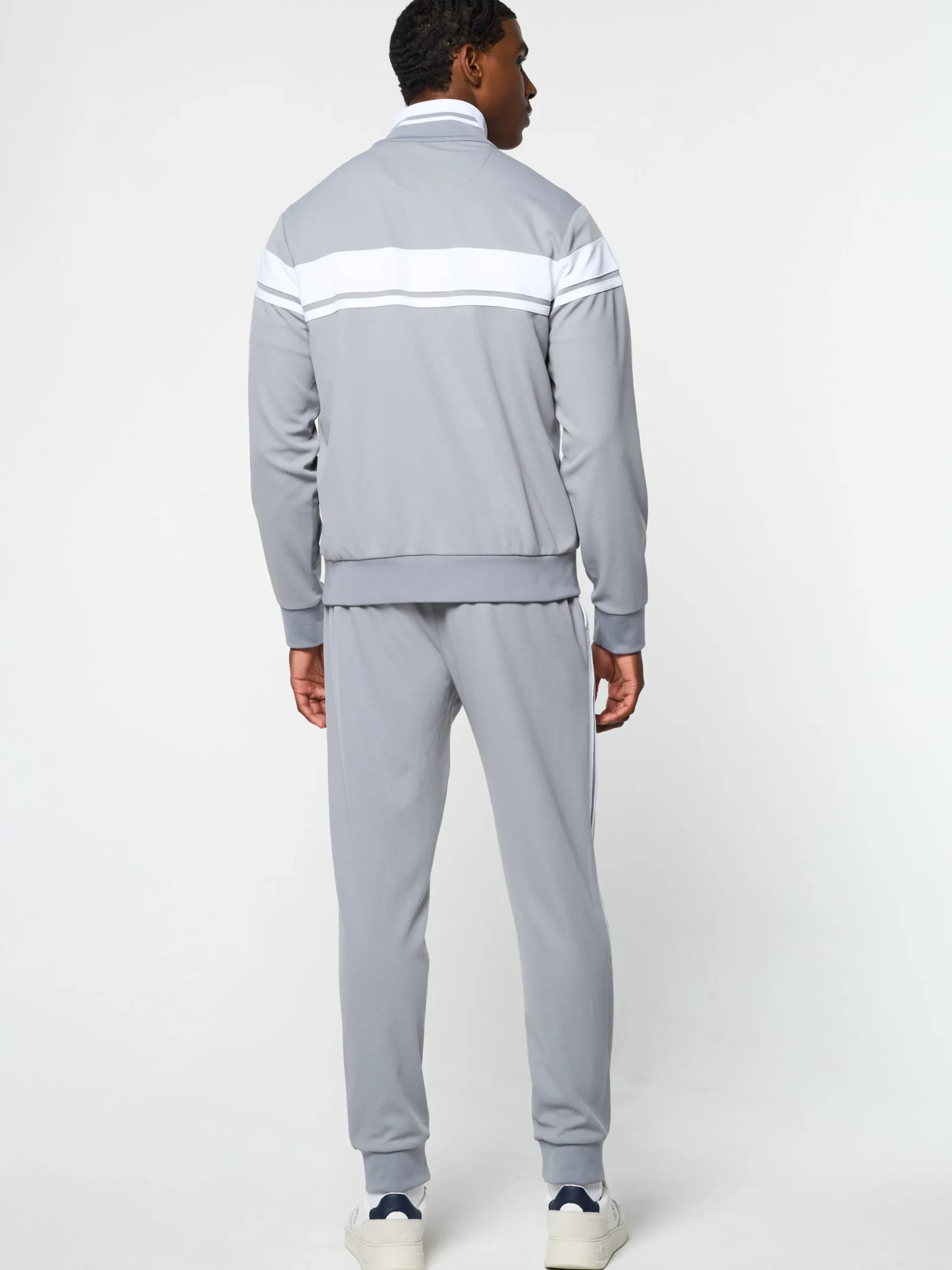Sergio Tacchini Damarindo Track Jacket Archivio- Sleet/ White SLEET/WHITE Online