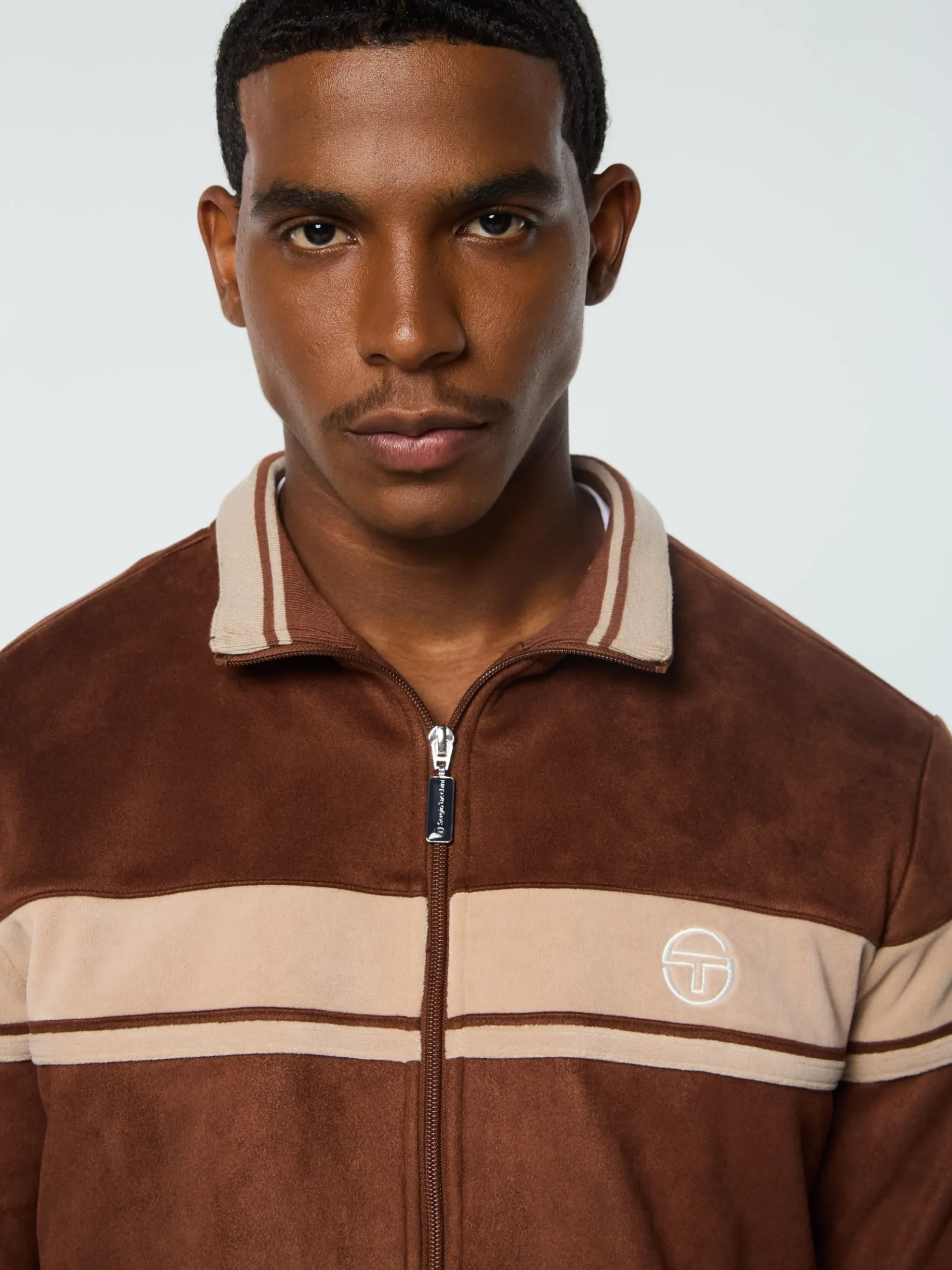 Sergio Tacchini Damarindo Track Jacket- CAPPUCCINO New