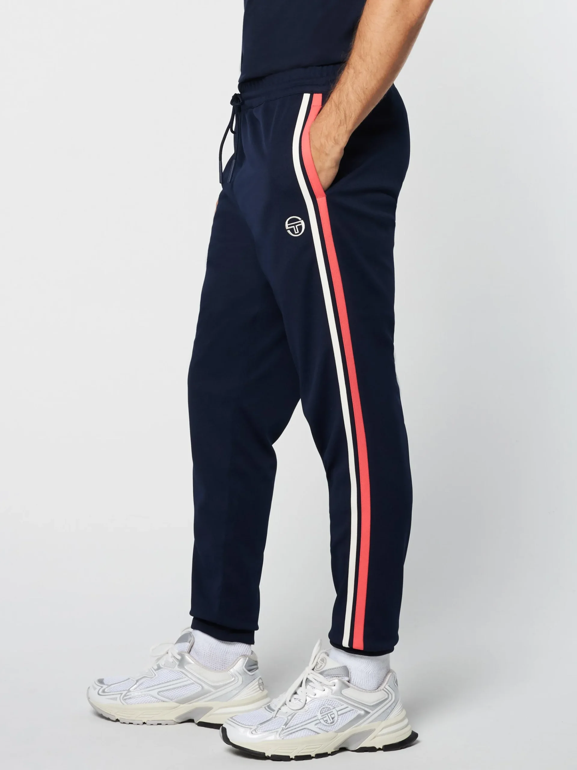 Sergio Tacchini Damarindo Track Pant Archivio- Gardenia/ Maritime Blue GARDENIA/MARITIME BLUE Best