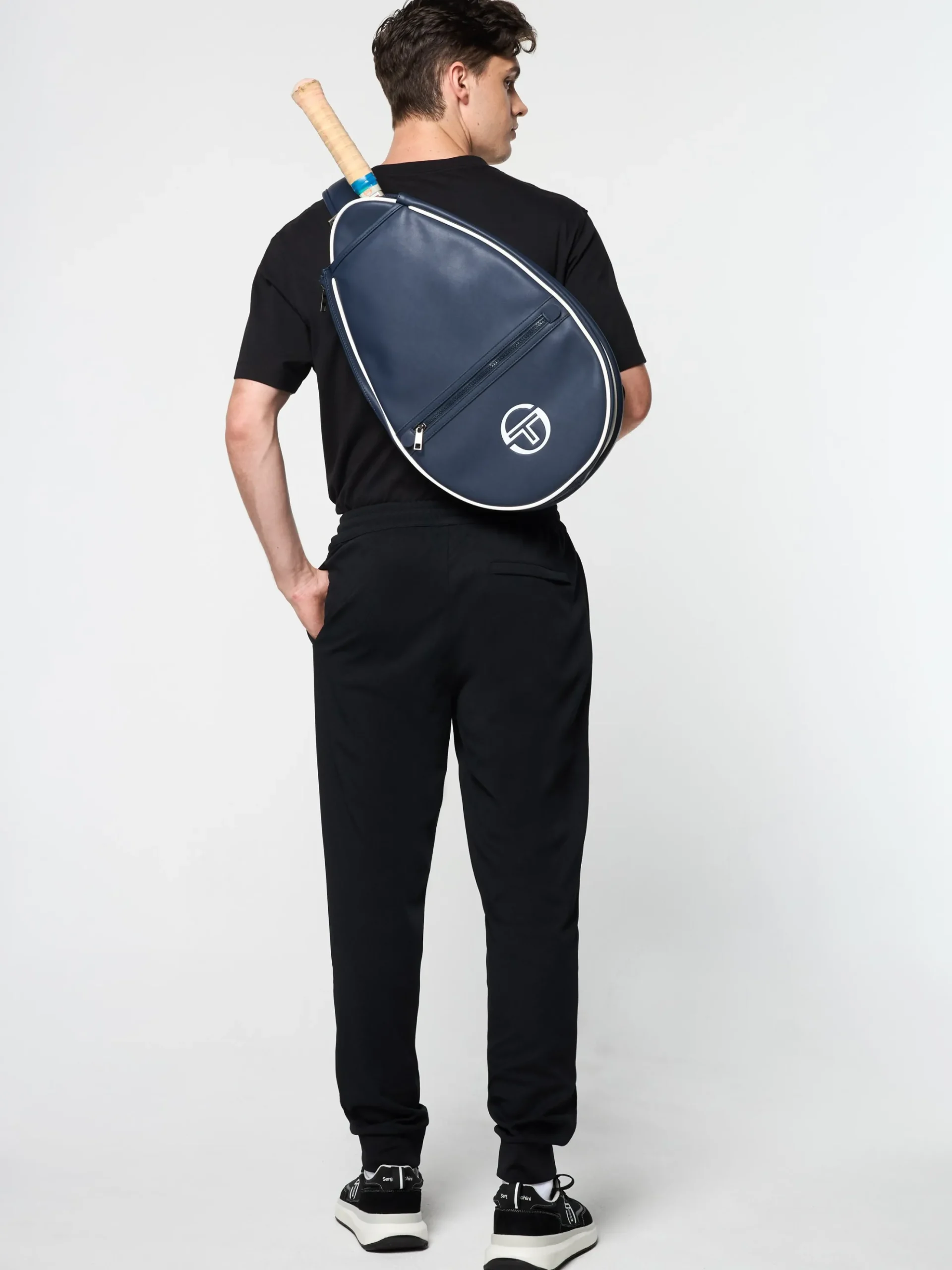 Sergio Tacchini Damarindo Track Pant Archivio- Black/ Black BLACK/BLACK Clearance