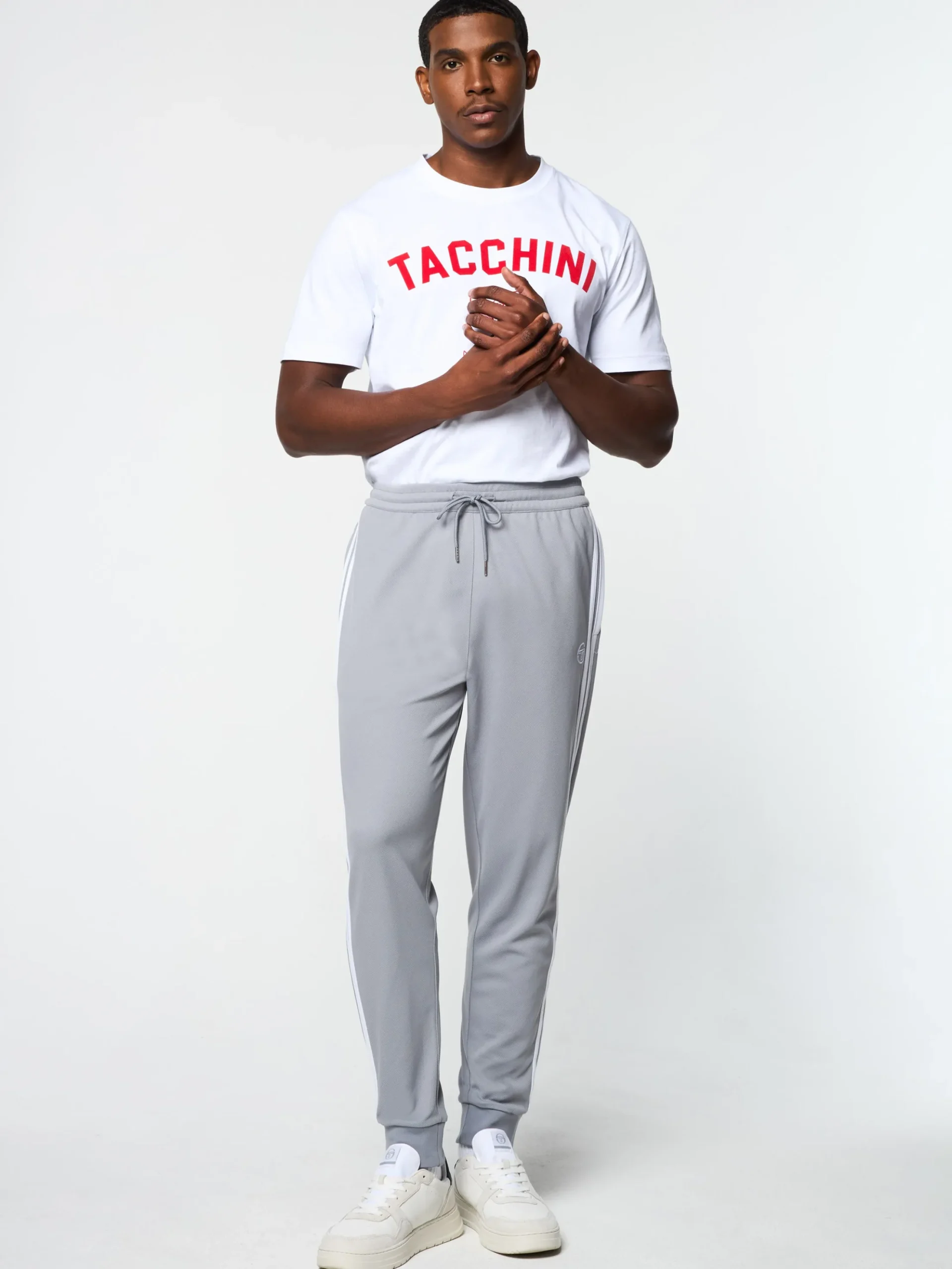 Sergio Tacchini Damarindo Track Pant Archivio- Sleet/ White SLEET/WHITE Outlet
