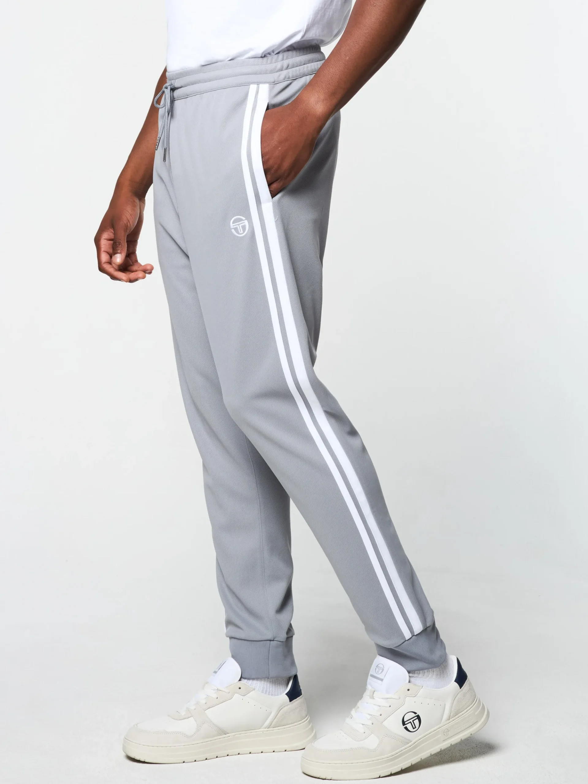 Sergio Tacchini Damarindo Track Pant Archivio- Sleet/ White SLEET/WHITE Outlet