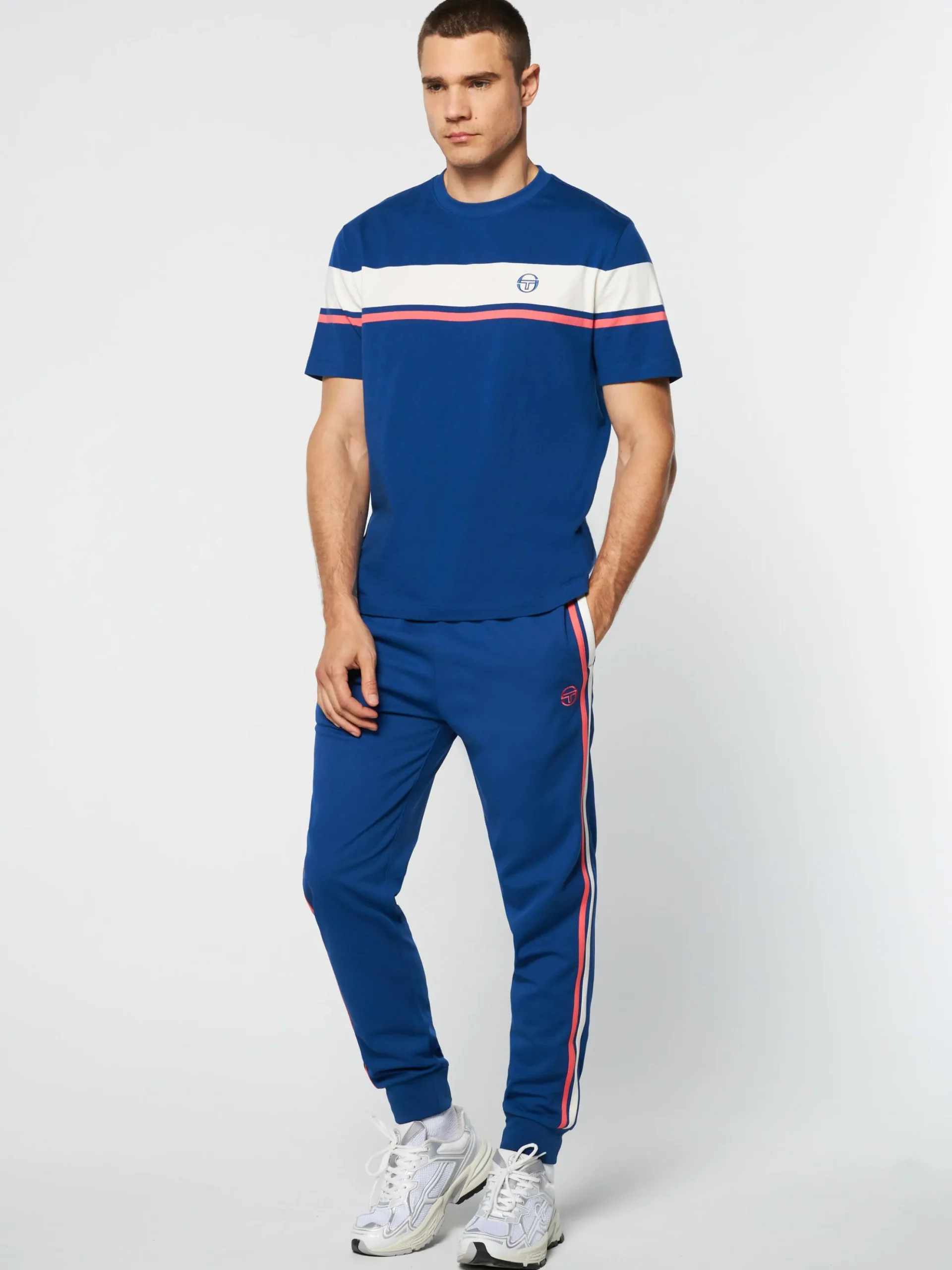 Sergio Tacchini Damarindo T-Shirt Archivio- LIMOGES Clearance