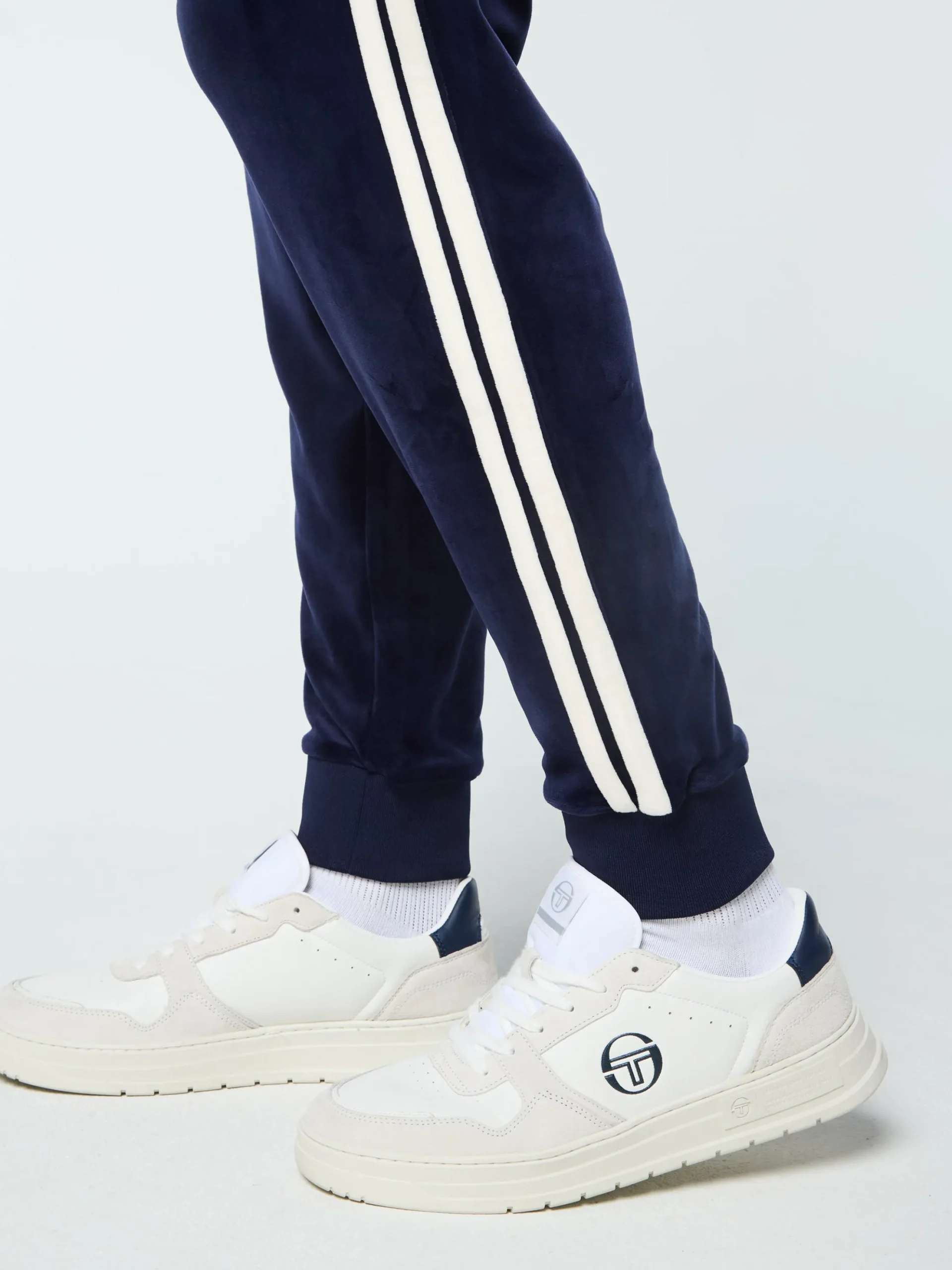 Sergio Tacchini Damarindo Velour Track Pant- MARITIME BLUE Best