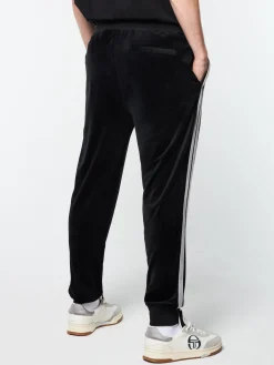 Sergio Tacchini Damarindo Velour Track Pant- BLACK BEAUTY Best