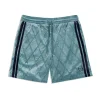Sergio Tacchini Debossed Damarindo Velour Short- LARKSPUR New