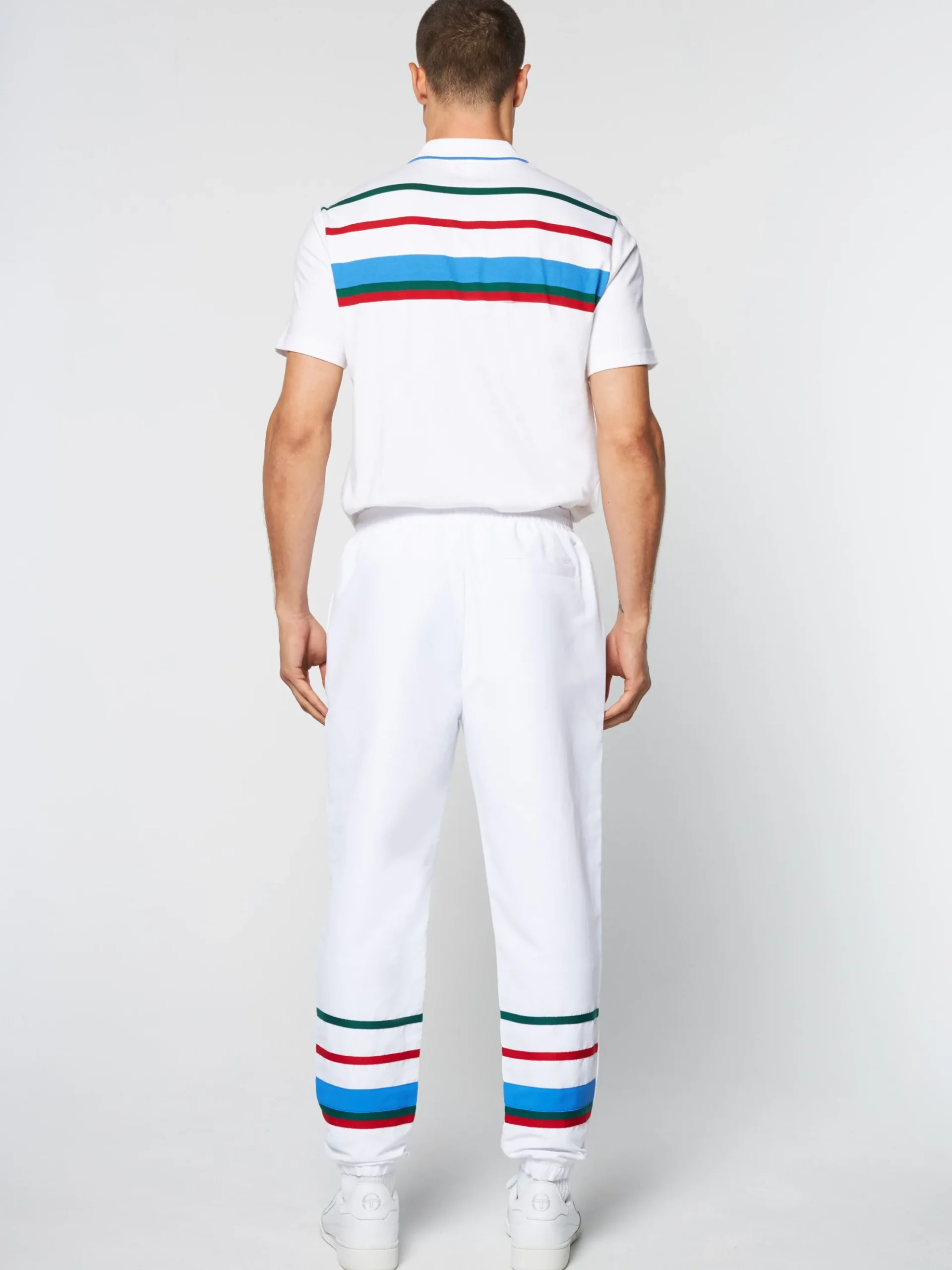 Sergio Tacchini Denver Track Pants- WHITE New