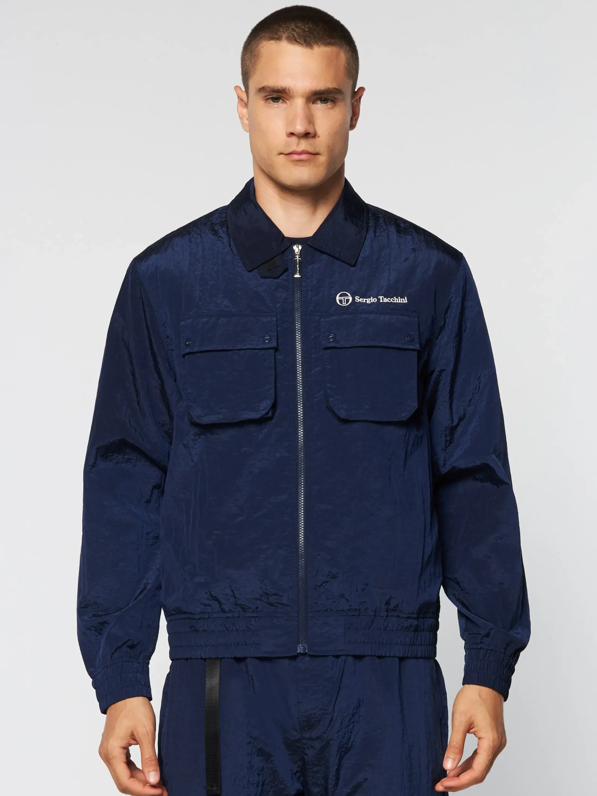 Sergio Tacchini Devonte Track Jacket- MARITIME BLUE Discount