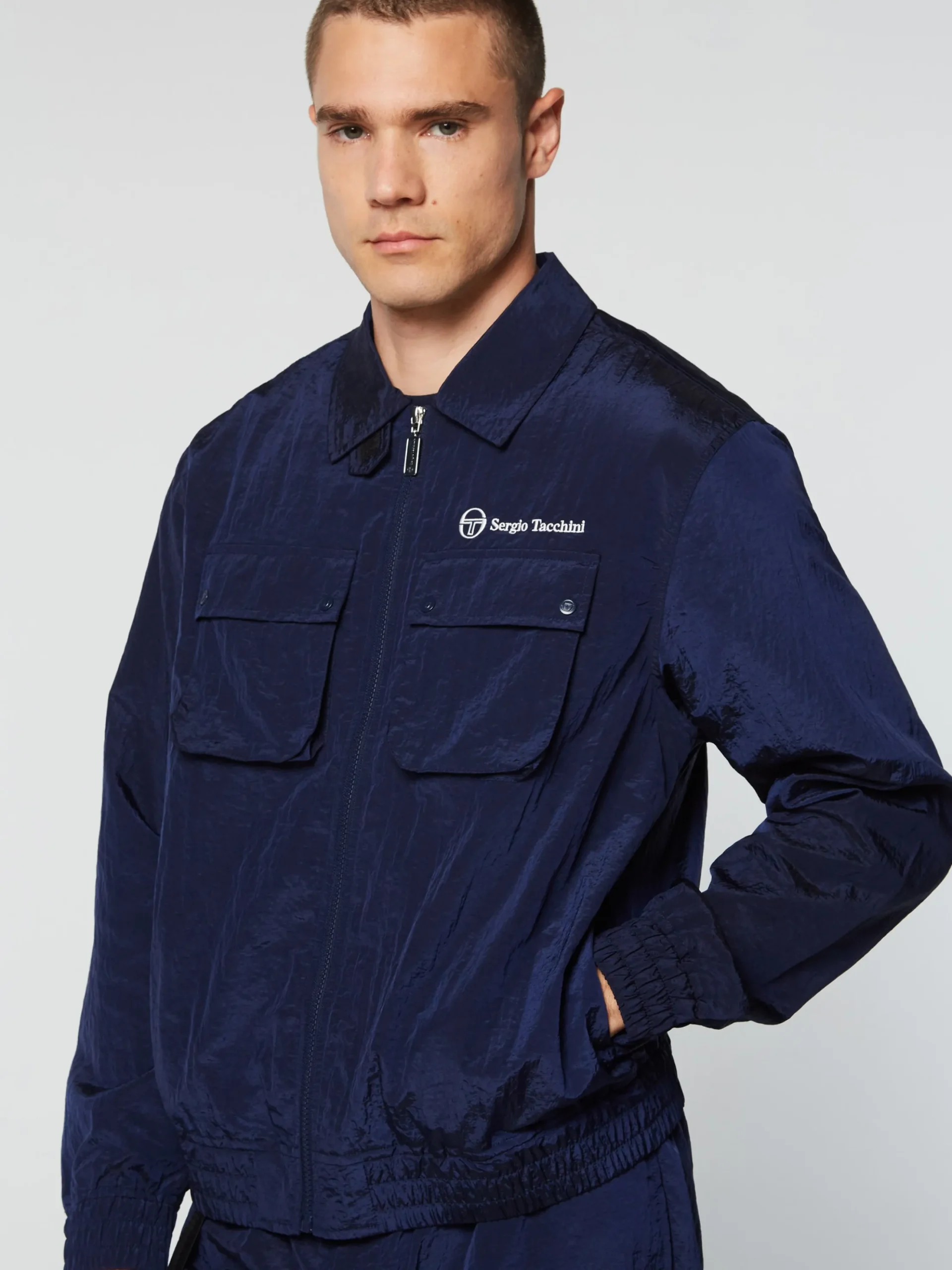 Sergio Tacchini Devonte Track Jacket- MARITIME BLUE Discount