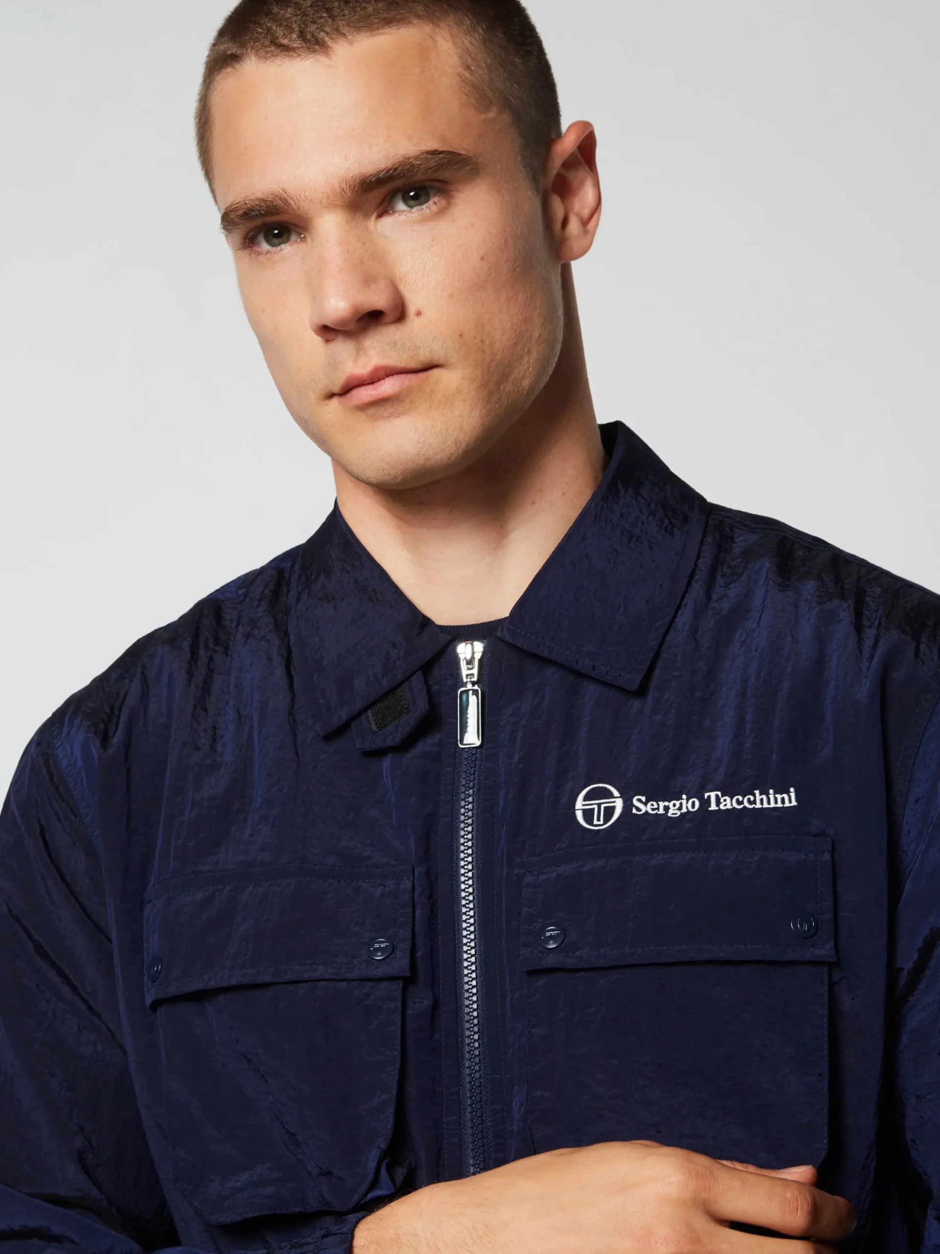 Sergio Tacchini Devonte Track Jacket- MARITIME BLUE Discount