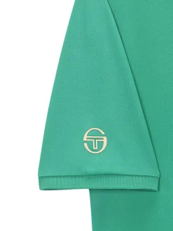 Sergio Tacchini Doubles MCH Polo- GREEN Discount