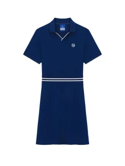 Sergio Tacchini Essential Piqué Collar Dress- NAVY Online