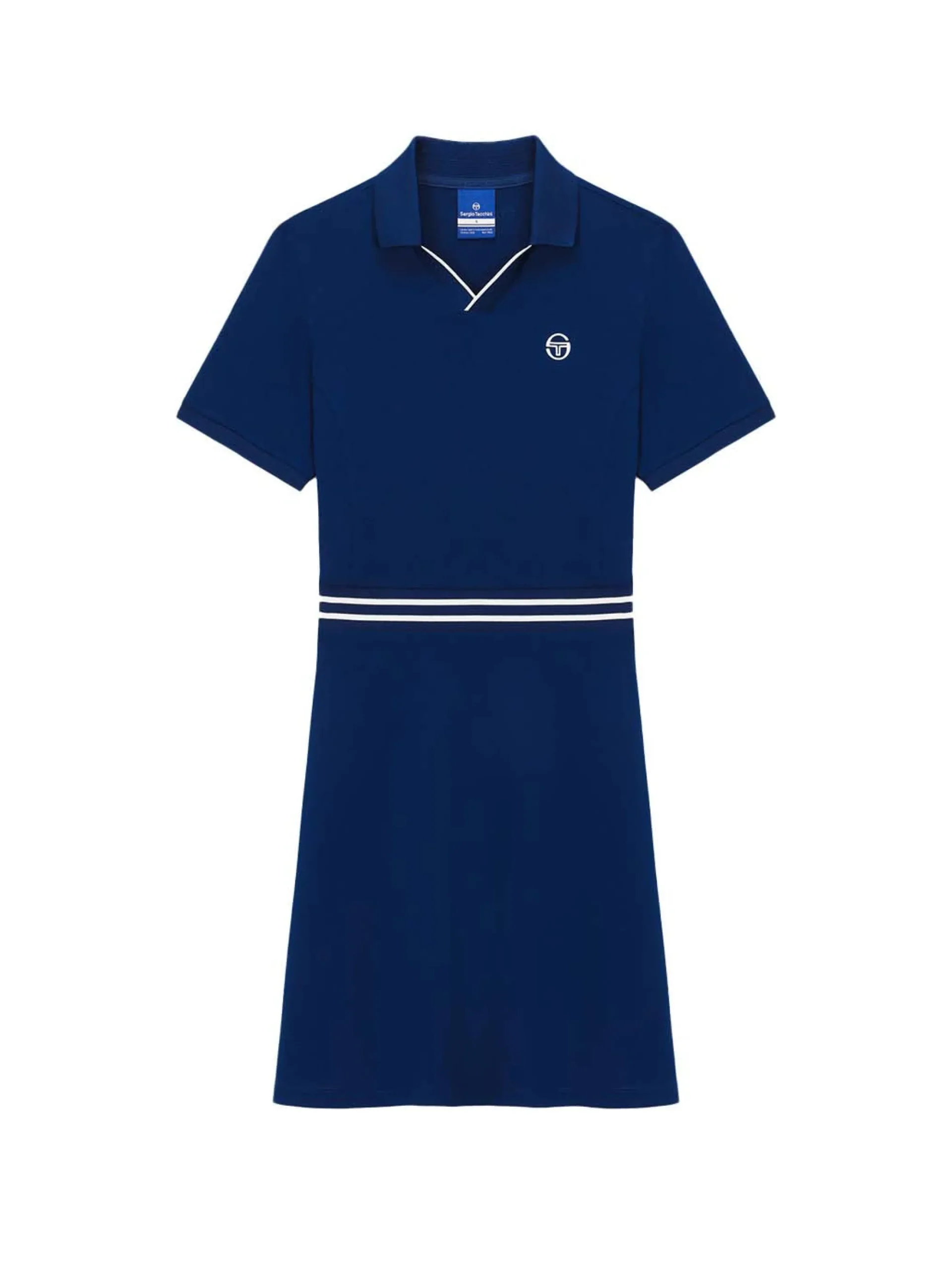 Sergio Tacchini Essential Piqué Collar Dress- NAVY Online