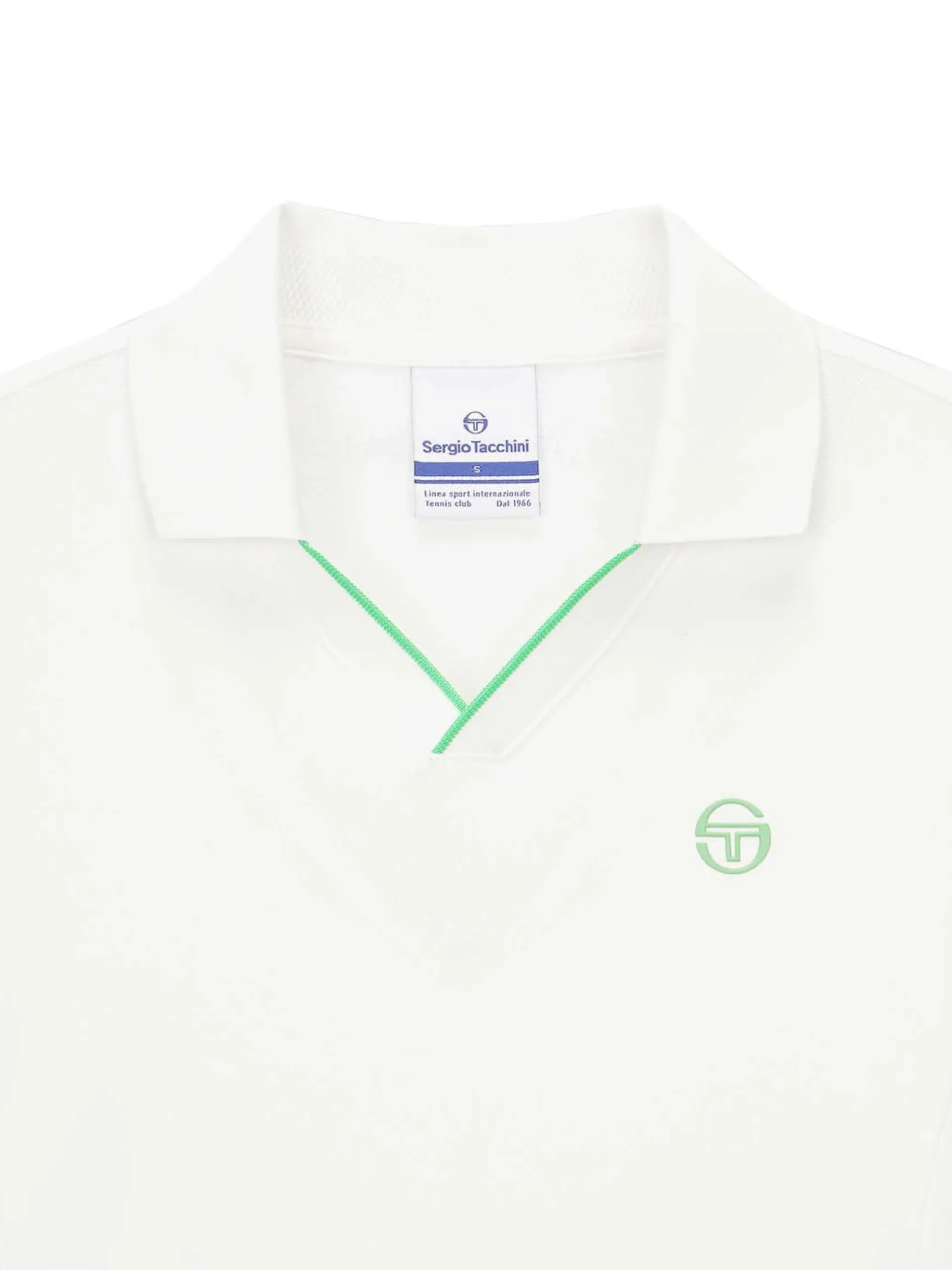 Sergio Tacchini Essential Piqué Collar Dress- OFF WHITE New