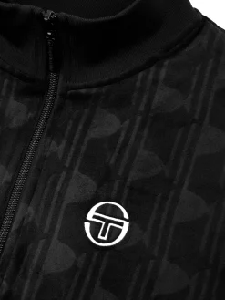Sergio Tacchini Gabrisa Velour Track Jacket- BLACK BEAUTY Outlet