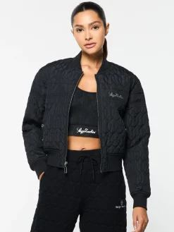 Sergio Tacchini Gabrisa Velour Track Jacket- BLACK BEAUTY Outlet