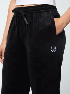 Sergio Tacchini Gabrisa Velour Track Pant- BLACK BEAUTY Outlet