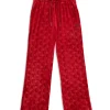 Sergio Tacchini Gabrisa Velour Track Pant- SUN DRIED TOMATO Hot