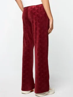 Sergio Tacchini Gabrisa Velour Track Pant- SUN DRIED TOMATO Hot