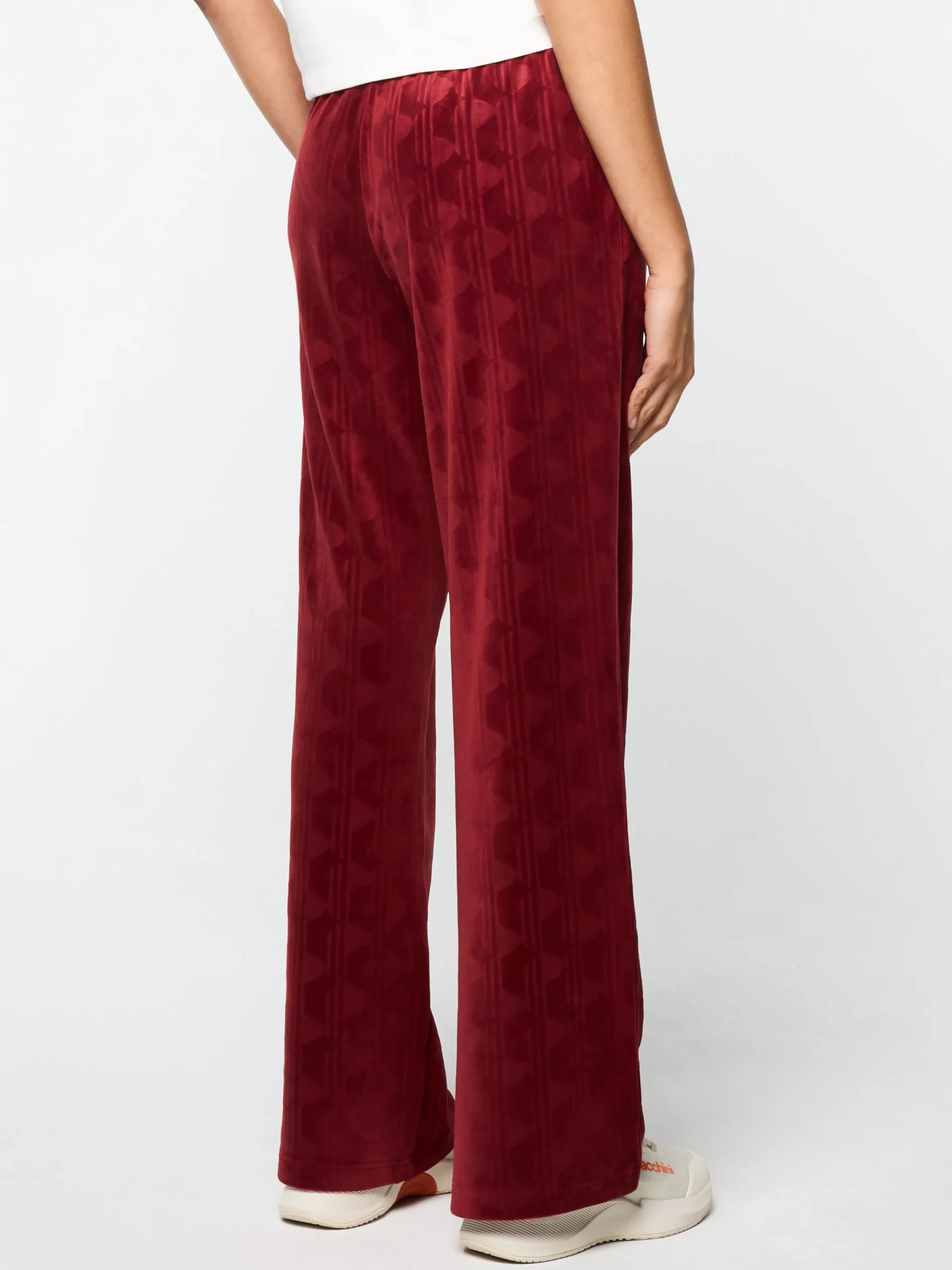 Sergio Tacchini Gabrisa Velour Track Pant- SUN DRIED TOMATO Hot