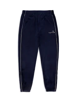 Sergio Tacchini Gallone Velour Track Pant- MARITIME BLUE Best