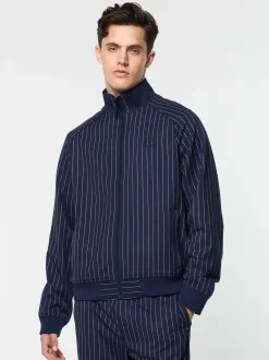 Sergio Tacchini Gessato Suiting Track Jacket- MARITIME BLUE Discount