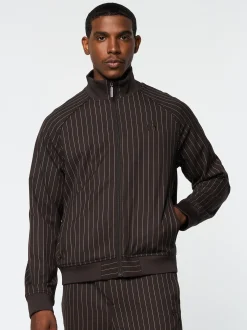 Sergio Tacchini Gessato Suiting Track Jacket- JAVA Discount