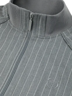 Sergio Tacchini Gessato Suiting Track Jacket- QUIET SHADE New