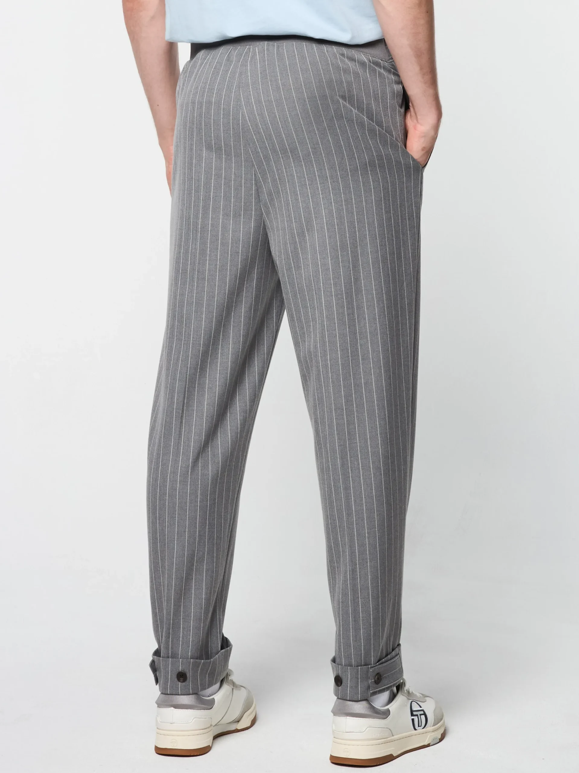 Sergio Tacchini Gessato Suiting Track Pant- QUIET SHADE Best