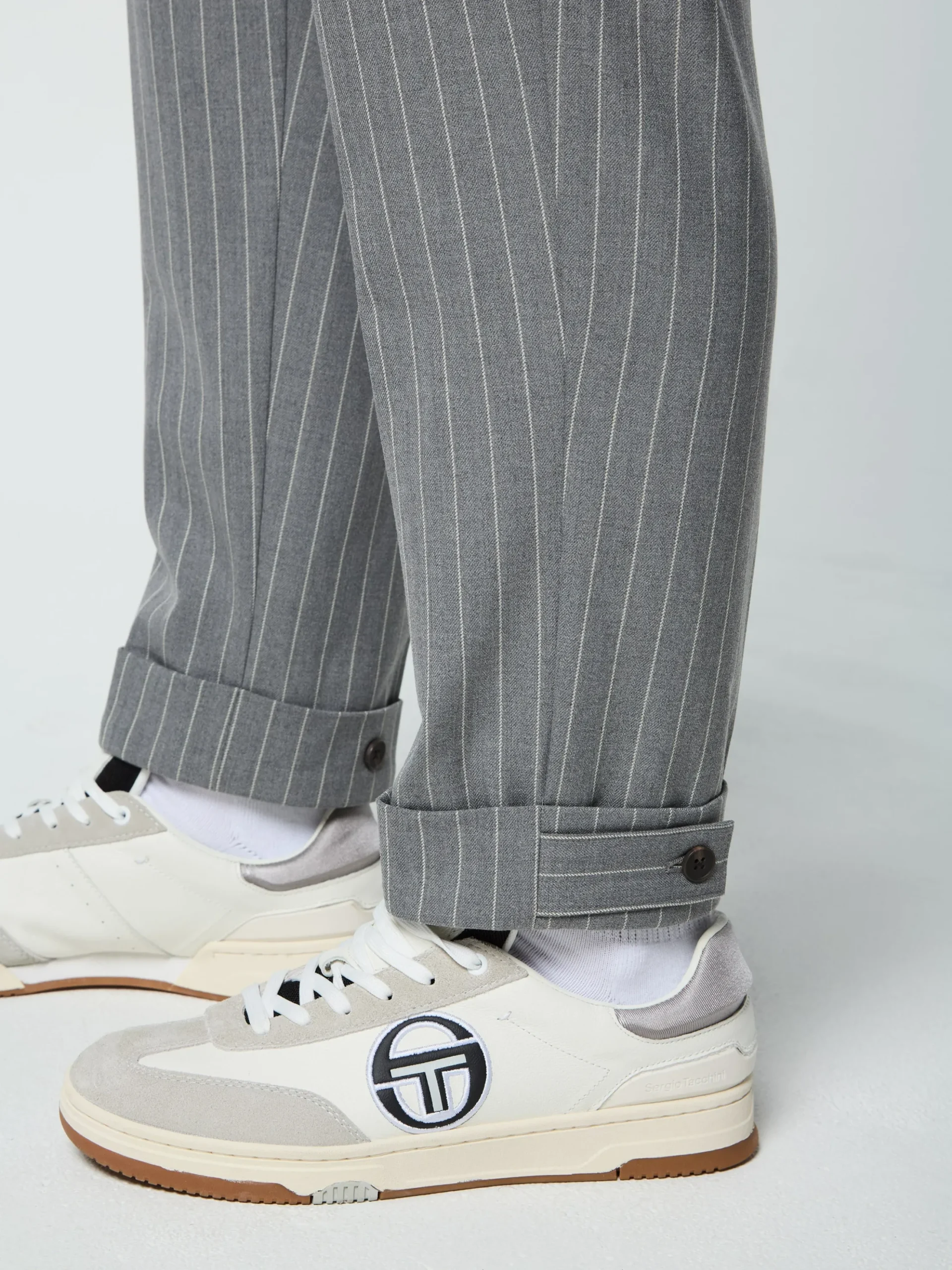 Sergio Tacchini Gessato Suiting Track Pant- QUIET SHADE Best