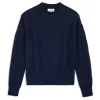 Sergio Tacchini Giacomo Knit Sweater- MARITIME BLUE Hot