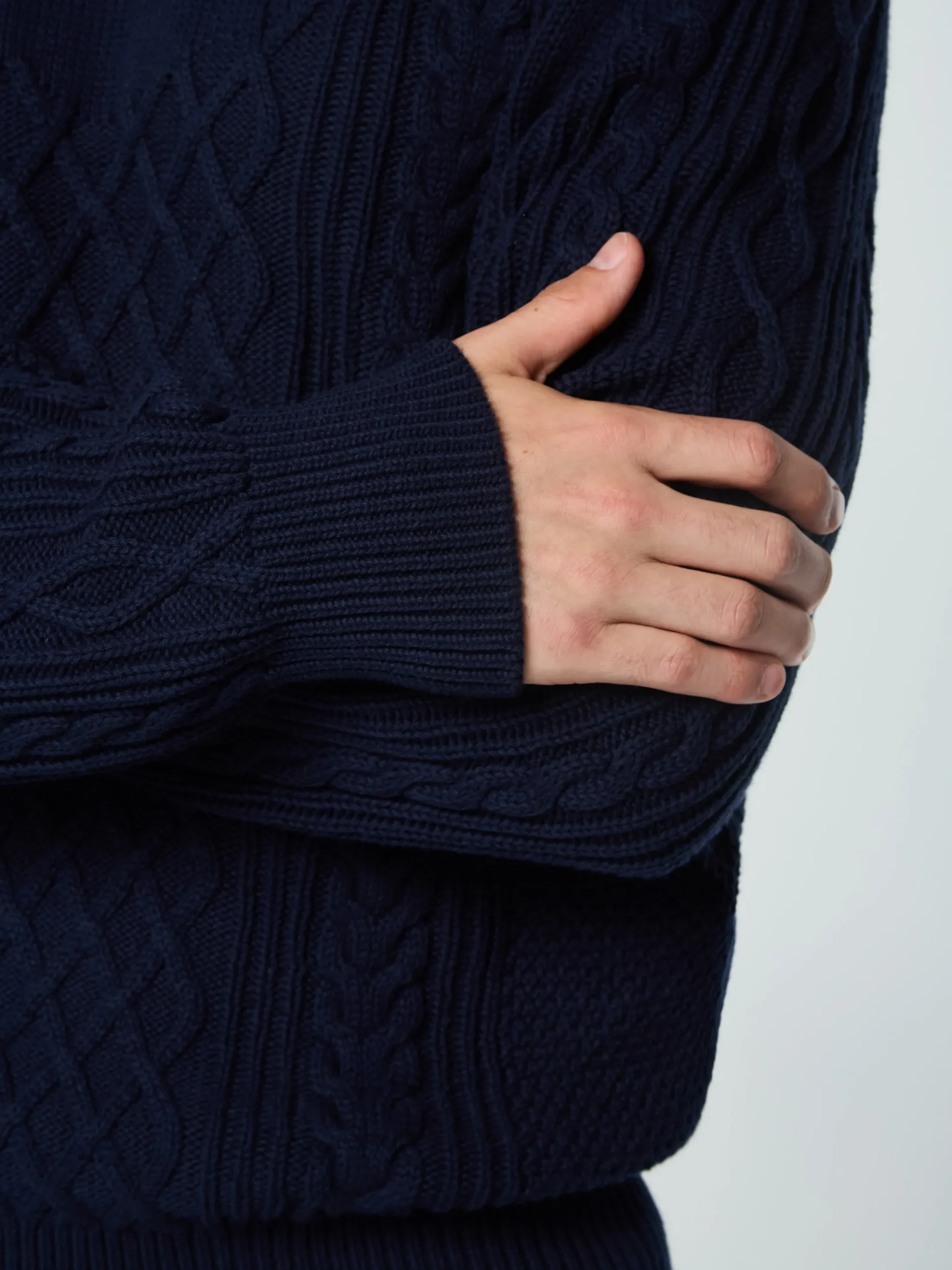 Sergio Tacchini Giacomo Knit Sweater- MARITIME BLUE Hot