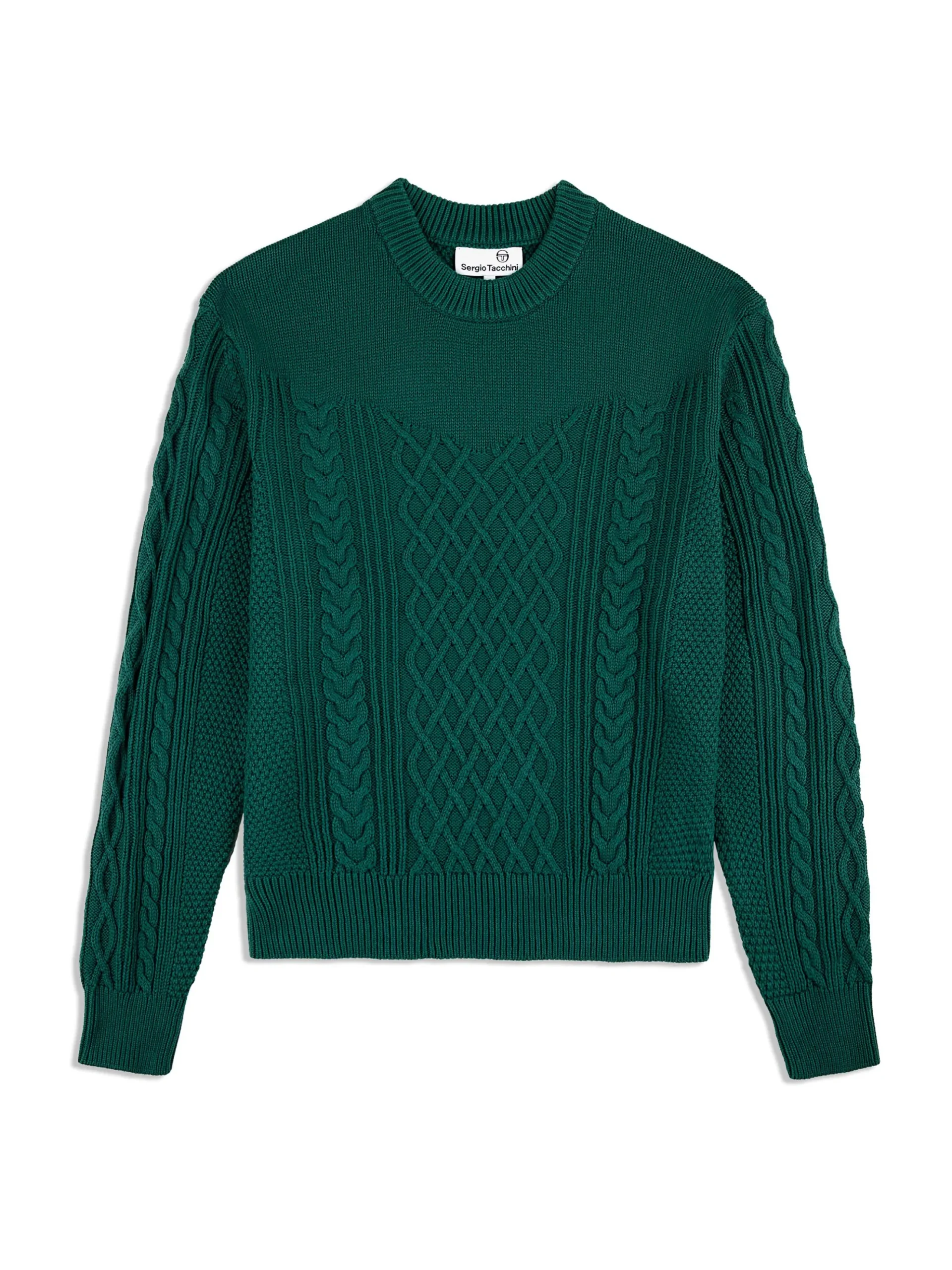Sergio Tacchini Giacomo Knit Sweater- RAINFOREST New