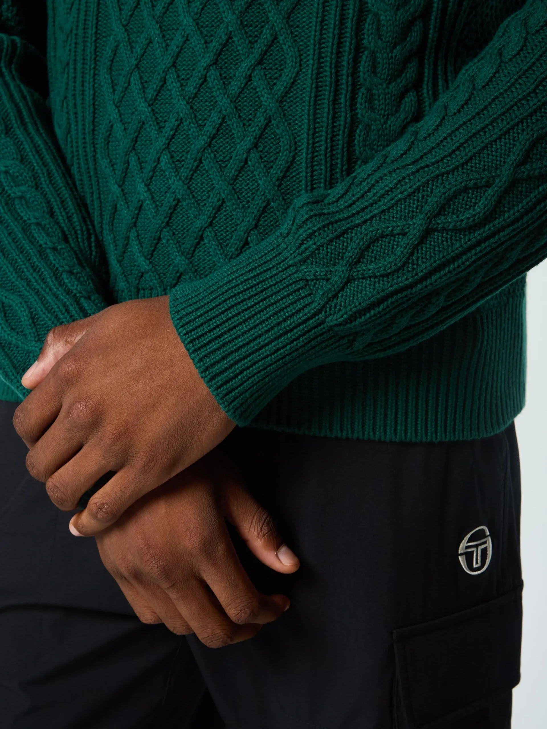 Sergio Tacchini Giacomo Knit Sweater- RAINFOREST New