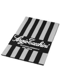 Sergio Tacchini Gioco Jacquard Scarf- BLACK BEAUTY Outlet