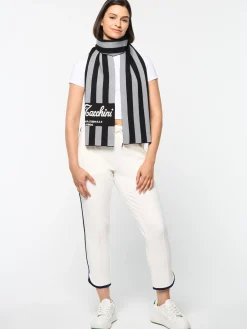 Sergio Tacchini Gioco Jacquard Scarf- BLACK BEAUTY Outlet