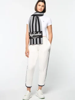 Sergio Tacchini Gioco Jacquard Scarf- BLACK BEAUTY Outlet