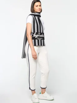 Sergio Tacchini Gioco Jacquard Scarf- BLACK BEAUTY Outlet