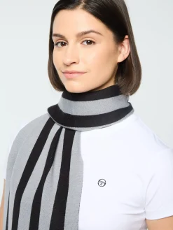 Sergio Tacchini Gioco Jacquard Scarf- BLACK BEAUTY Outlet