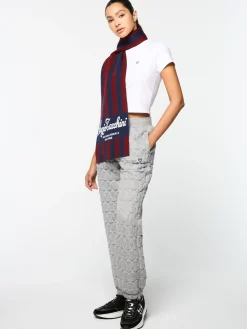 Sergio Tacchini Gioco Jacquard Scarf- MARITIME BLUE Best