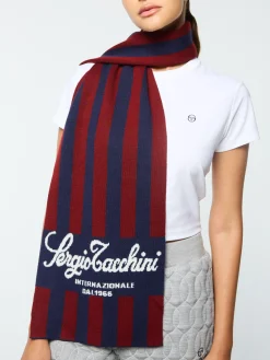 Sergio Tacchini Gioco Jacquard Scarf- MARITIME BLUE Best