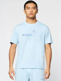 Sergio Tacchini Gradiennte T-Shirt- CLEAR SKY Sale