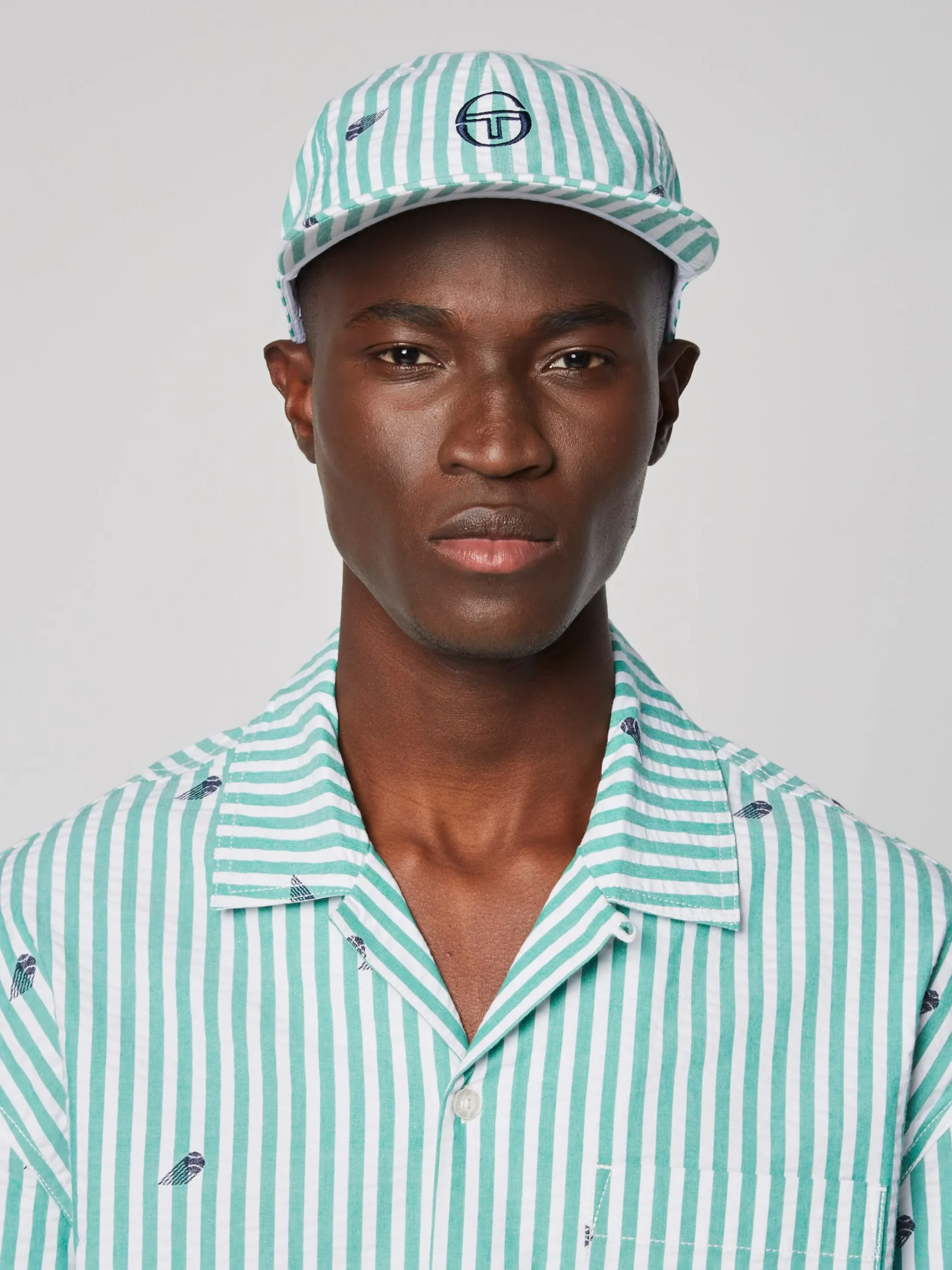 Sergio Tacchini Granda Baseball Hat- DEEP MINT Clearance