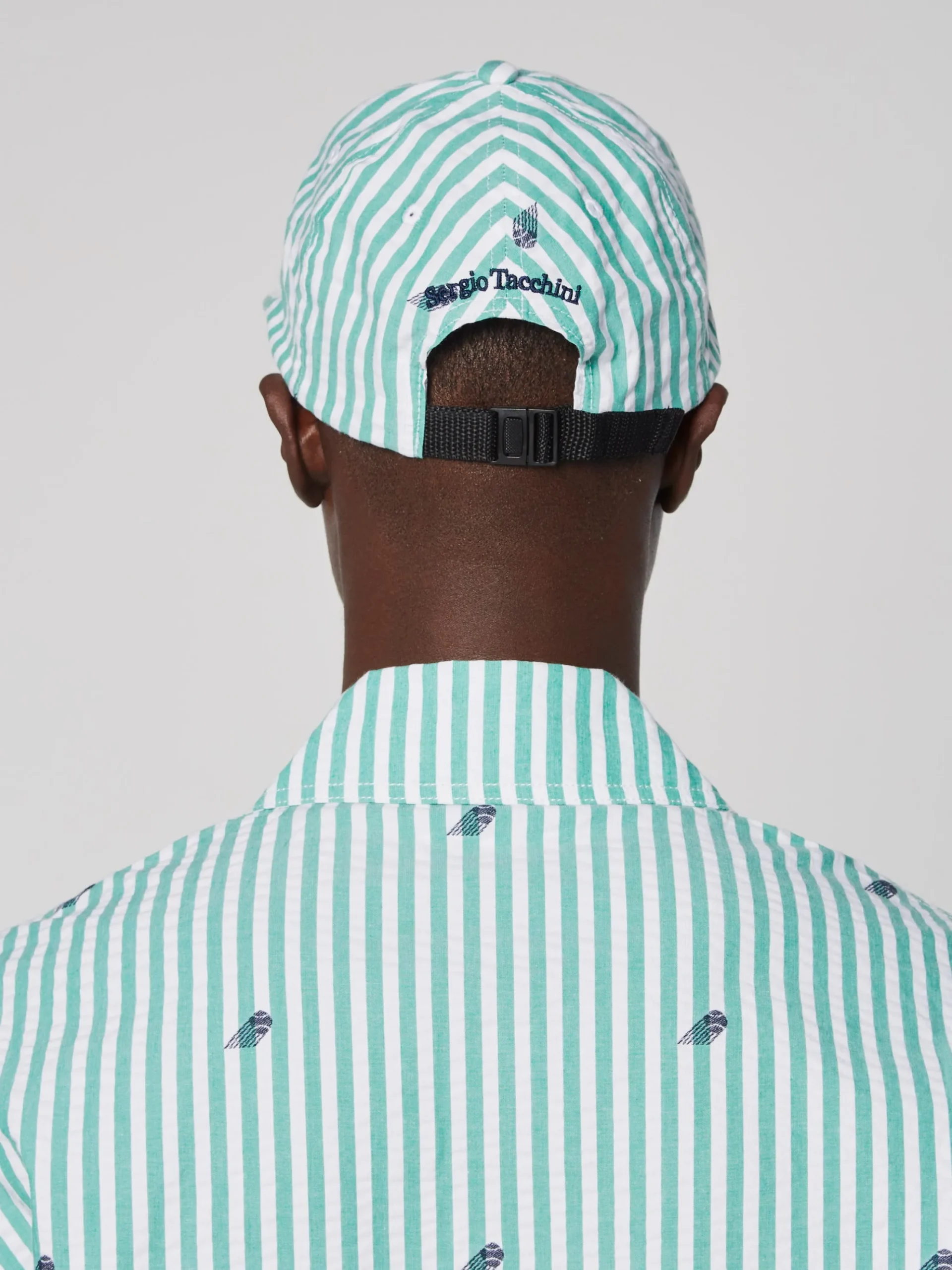 Sergio Tacchini Granda Baseball Hat- DEEP MINT Clearance